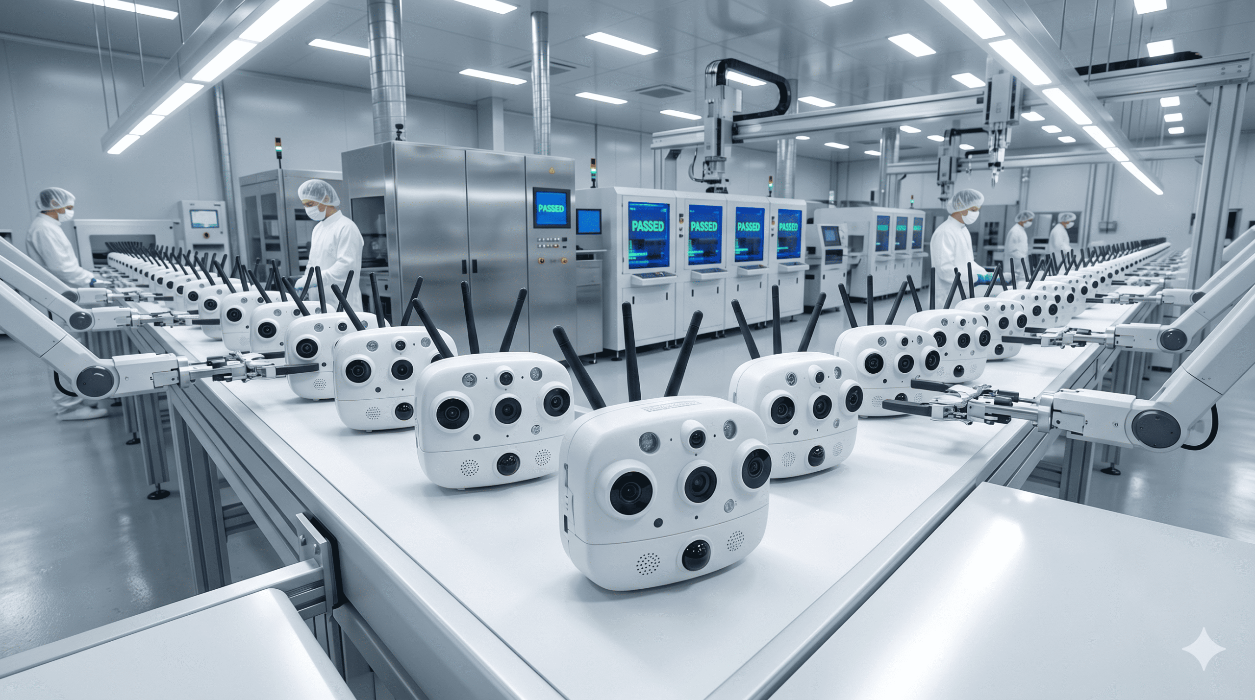 Copying Bestseller Features a factory production line for baby products
